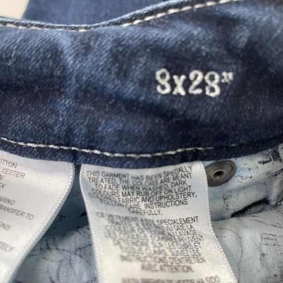 Tommy Bahama Jeans 8x28 Womens Tommy Bahama Jeans 29x27 Dark Wash Straight Ankle - Picture 6 of 11